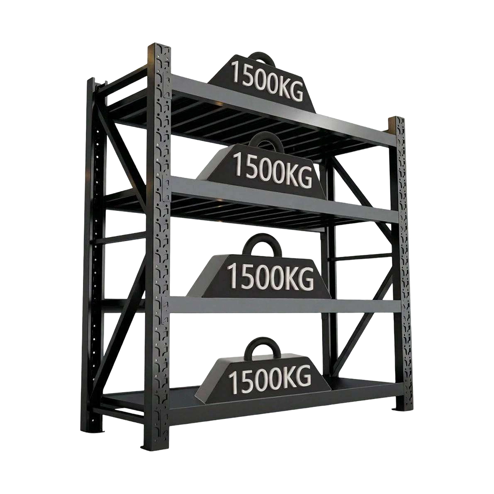 Rayonnage en acier résistant en métal d'étagère de stockage 1500kg/Layer Rayonnage en acier résistant en métal d'étagère de stockage 1500kg/Layer