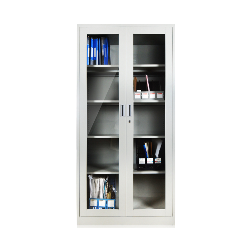 Armoire de rangement de fichiers et de documents de bureau en métal verrouillable