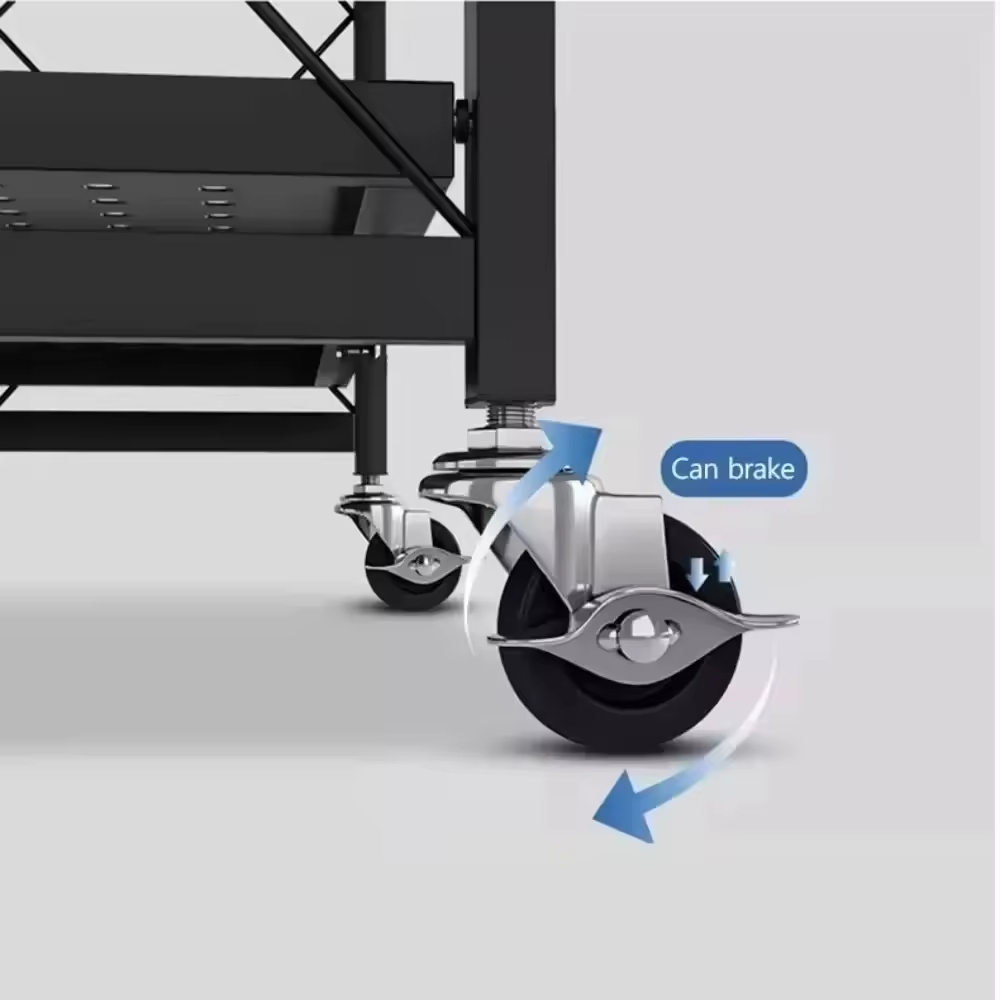 Supports de stockage multicouches pliables de grande capacité pour la maison