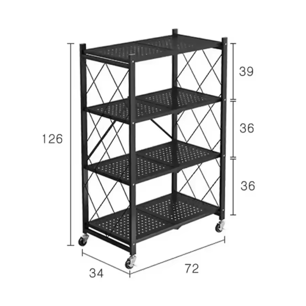 Supports de stockage multicouches pliables de grande capacité pour la maison