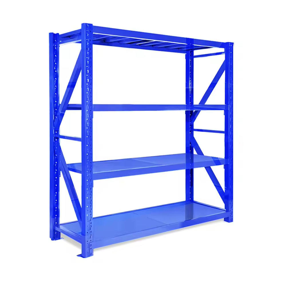 Support de stockage d'entrepôt léger réglable à 4 couches pour les bureaux, les environnements domestiques de vente au détail
