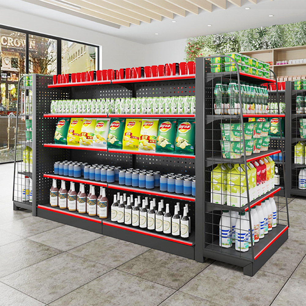 Étagères modulaires réglables pour magasins de détail et de proximité