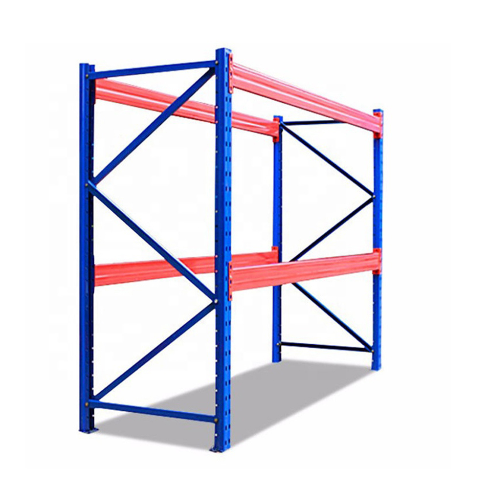 Système de rayonnage à palettes robuste pour l'empilage en entrepôt
