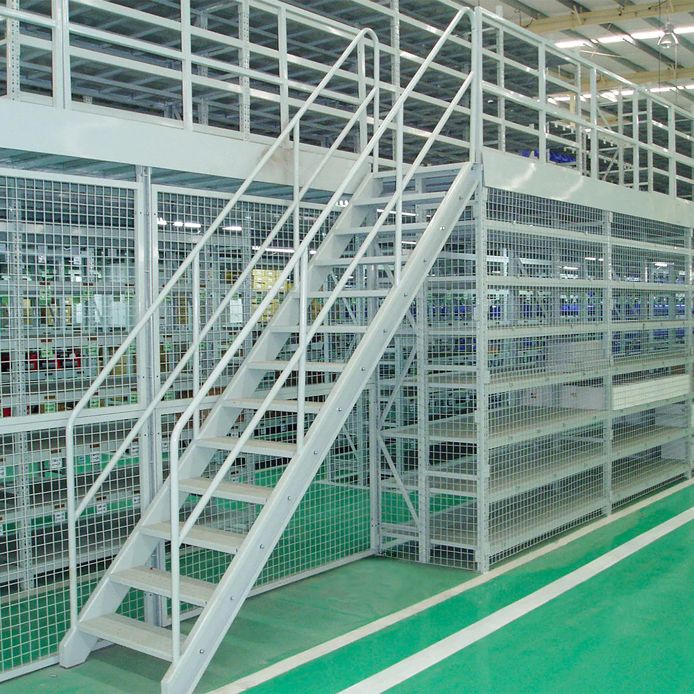 Système de rayonnage d'étagère d'entrepôt de support de plancher de mezzanine