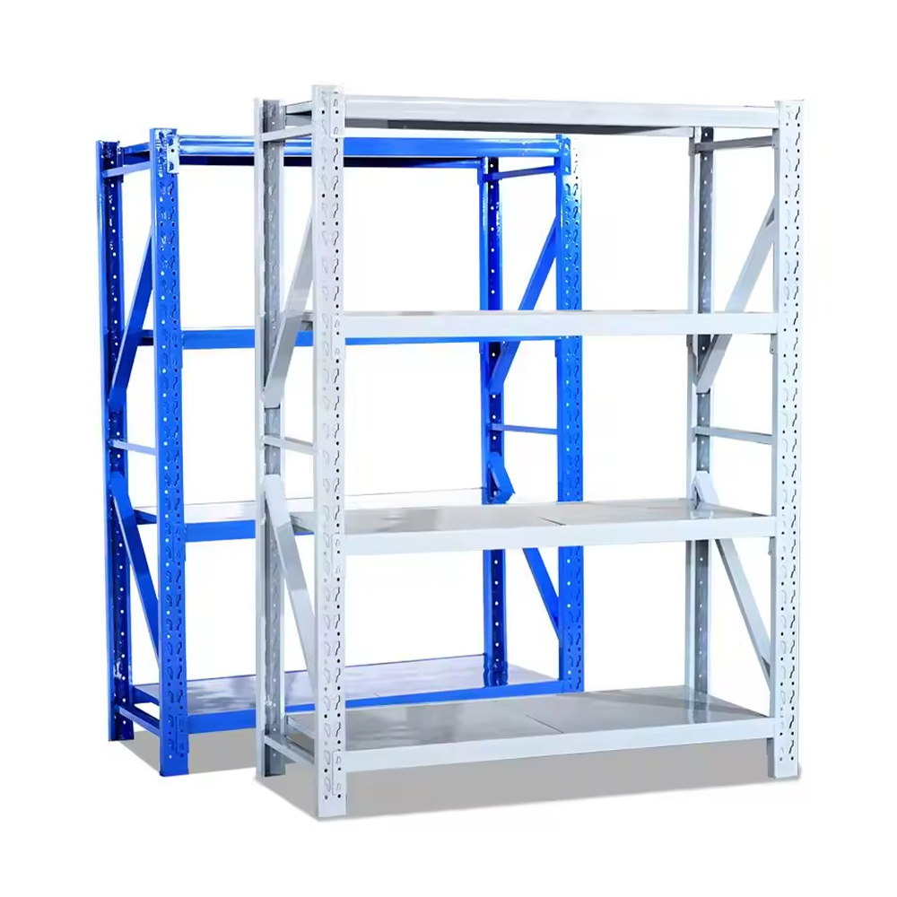 Support de stockage d'entrepôt léger réglable à 4 couches pour les bureaux, les environnements domestiques de vente au détail