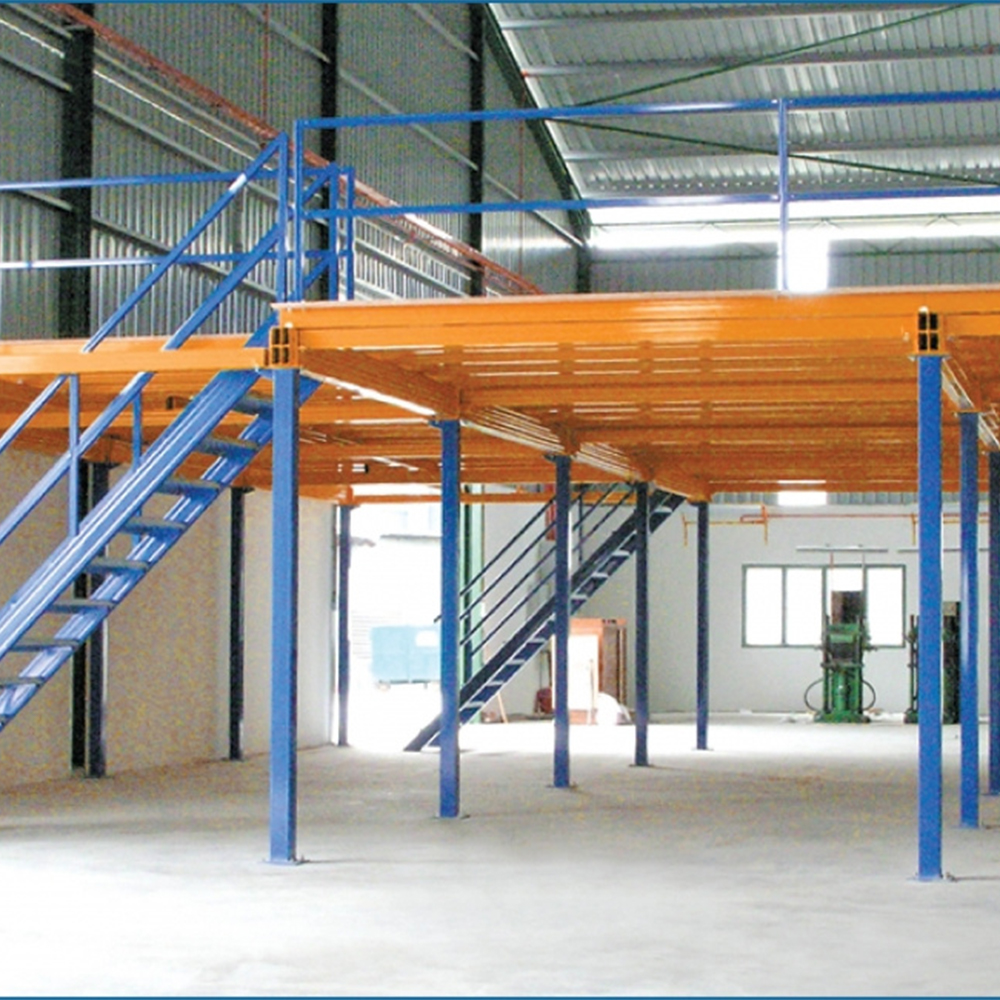 Système de rayonnage d'étagère d'entrepôt de support de plancher de mezzanine